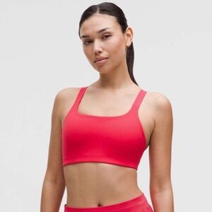 Lululemon Ultralu Square-Neck Workout Bra *Medium Support, B/C Cup
Red Glow